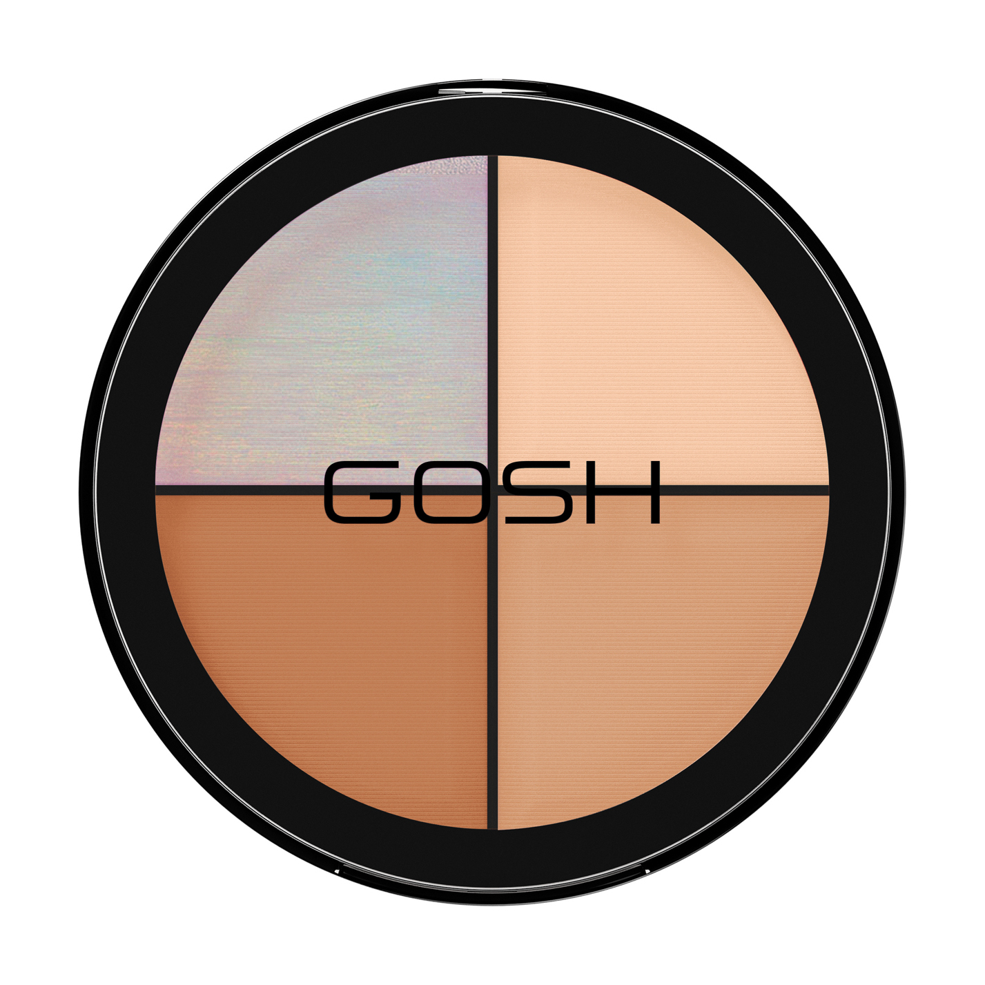 Палетка для контурингу обличчя GOSH Strobe'n Glow Kit, 001 Highlight, 15 г